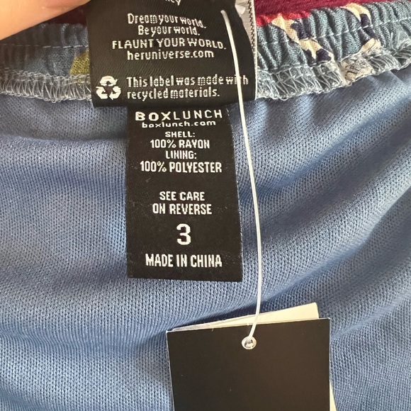 Her Universe Disney Pixar Toy Story Floral Tie Back Plus Size 3 Dress - Picture 7 of 15